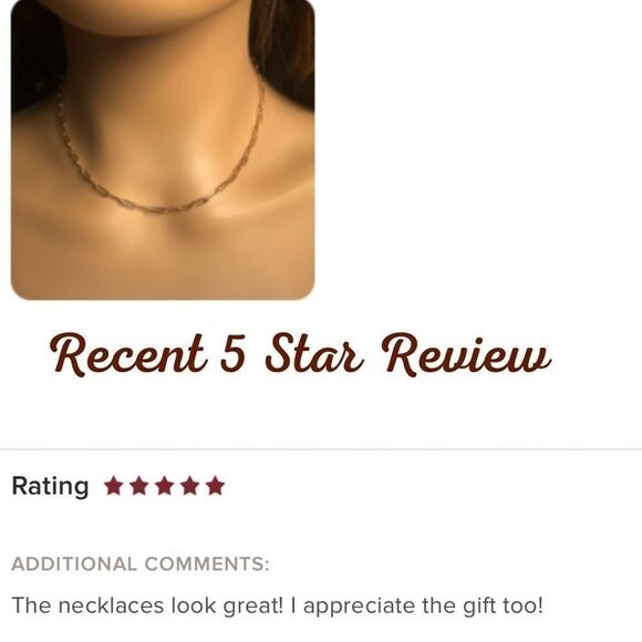 #40 14k Gold Rectangle Link Chain Necklace - Picture 9 of 13